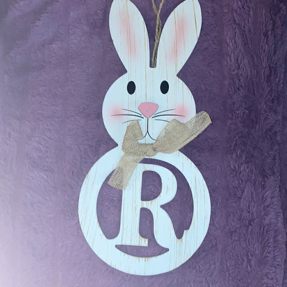 Monogram Bunny Door Hangers